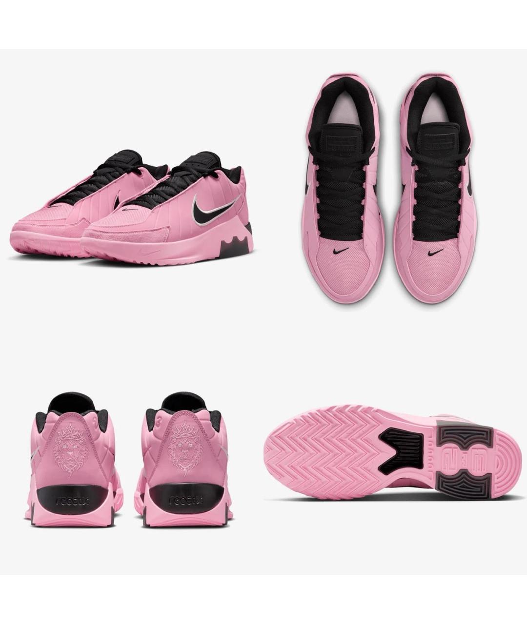 NIKE Розовые низкие кроссовки / кеды, фото 8