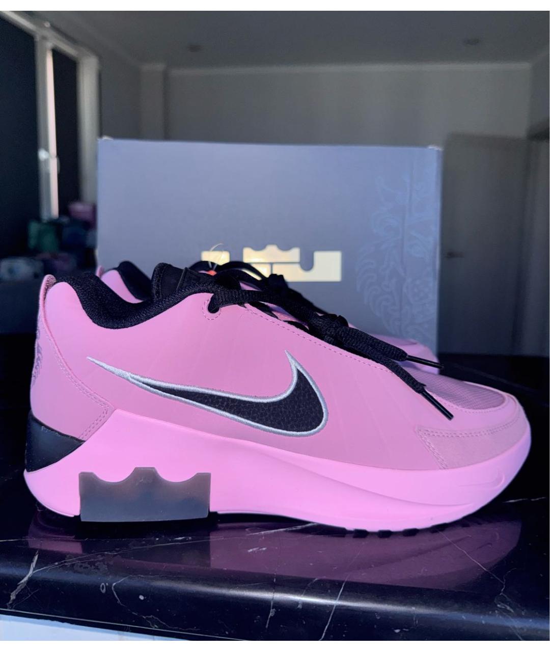 NIKE Розовые низкие кроссовки / кеды, фото 9