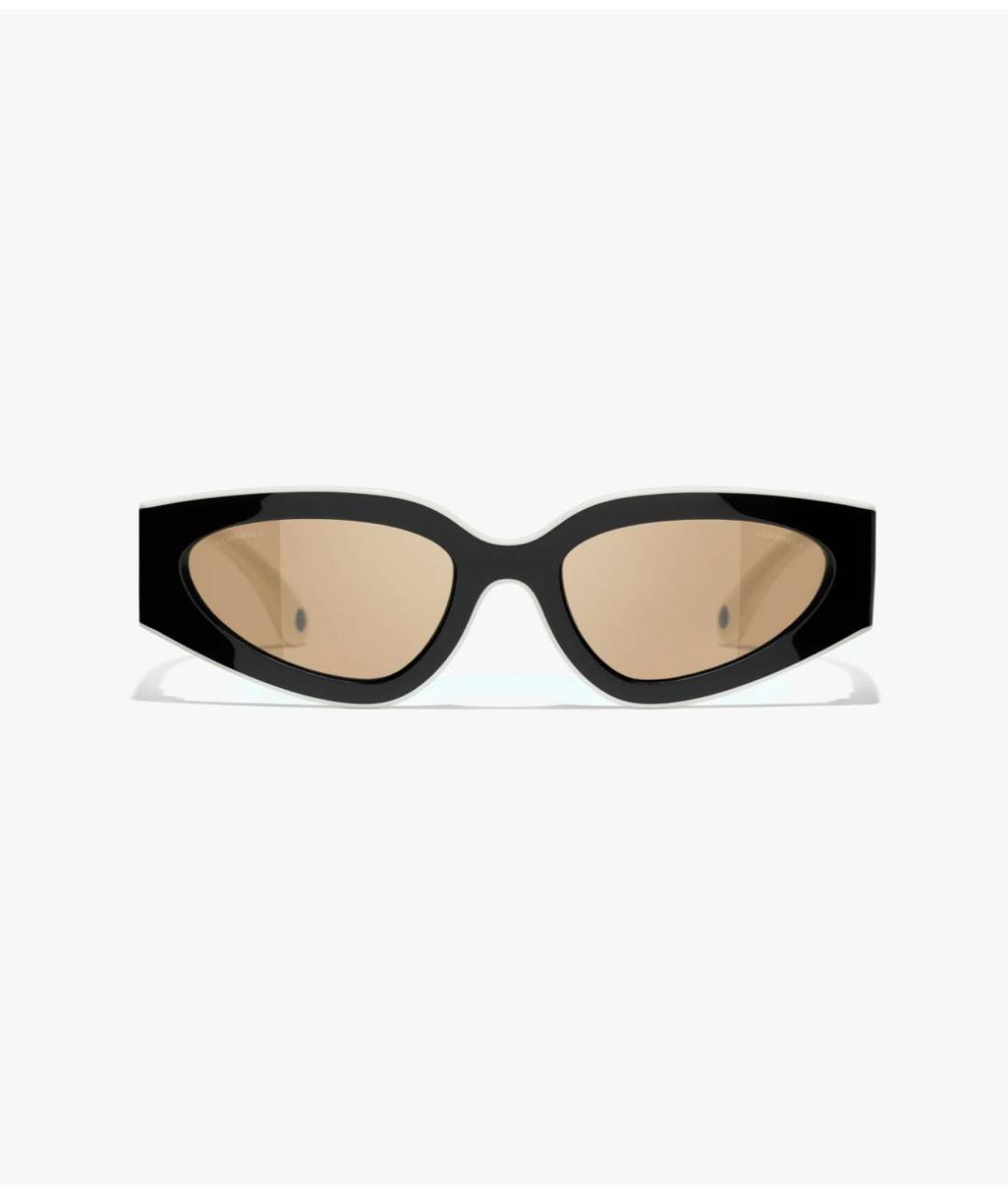 CHANEL Черные пластиковые солнцезащитные очки, фото 4