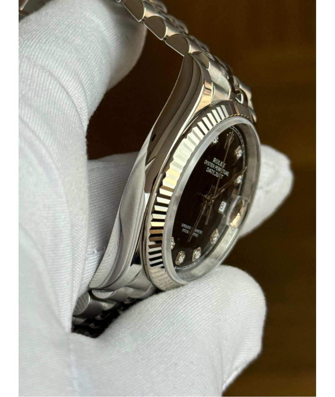 ROLEX Черные часы, фото 6