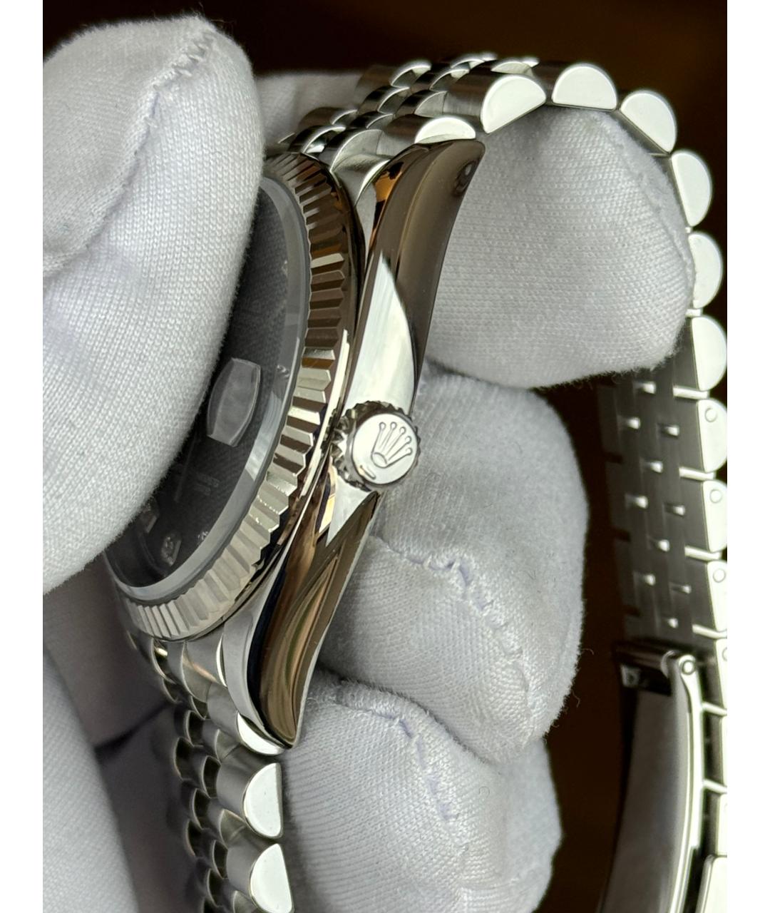 ROLEX Черные часы, фото 5