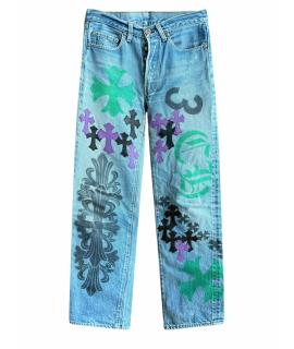 CHROME HEARTS Прямые джинсы