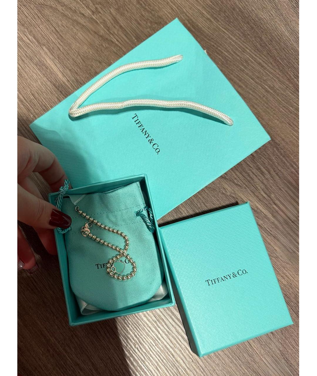 TIFFANY&CO Серебряный серебряный браслет, фото 2