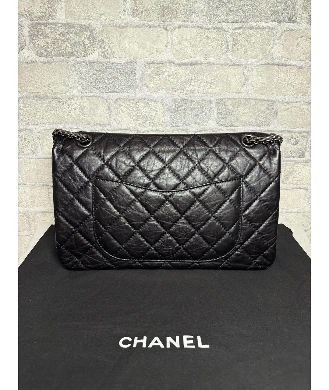 CHANEL Черная кожаная сумка через плечо, фото 4