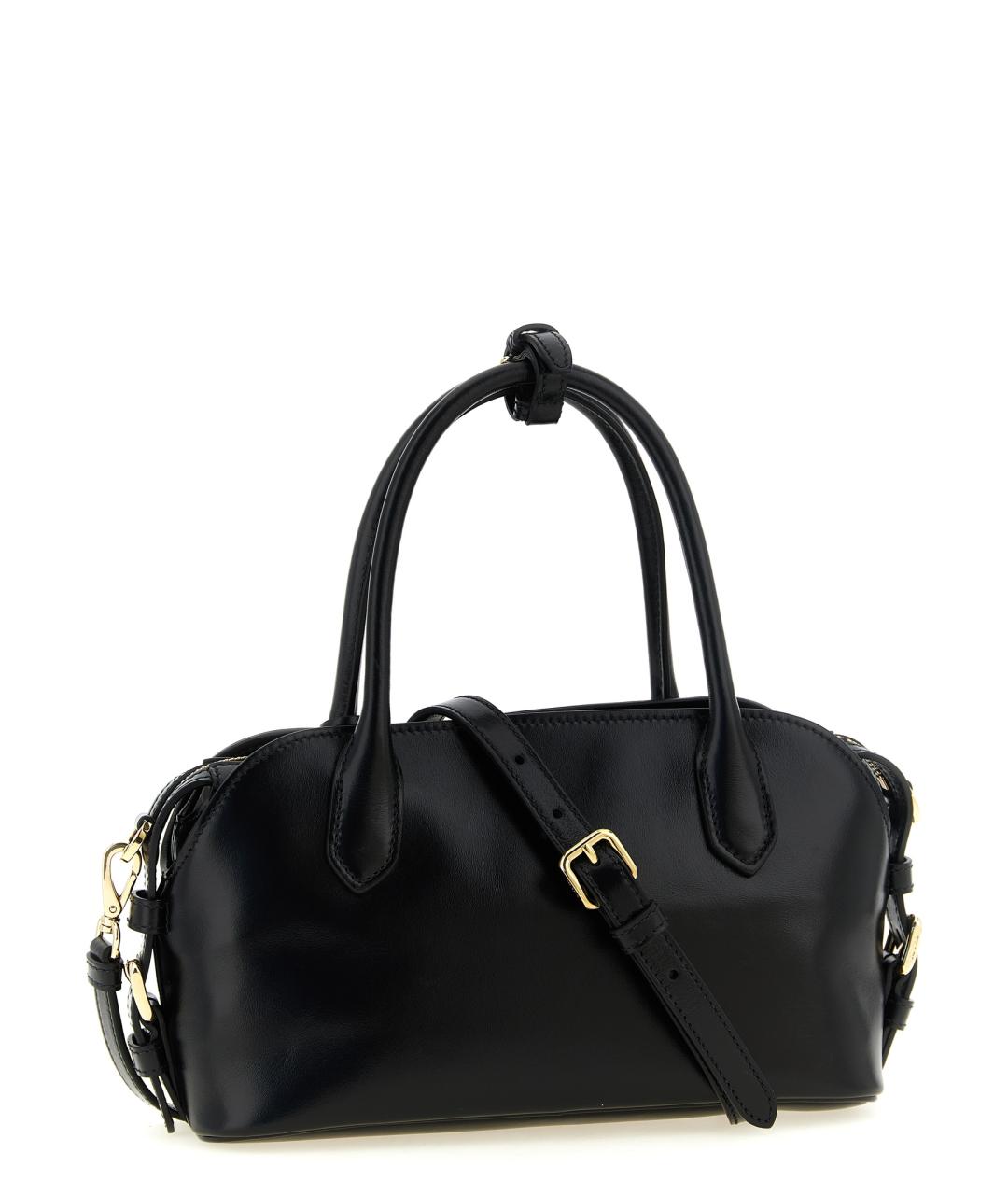 PRADA Черная кожаная сумка тоут, фото 2