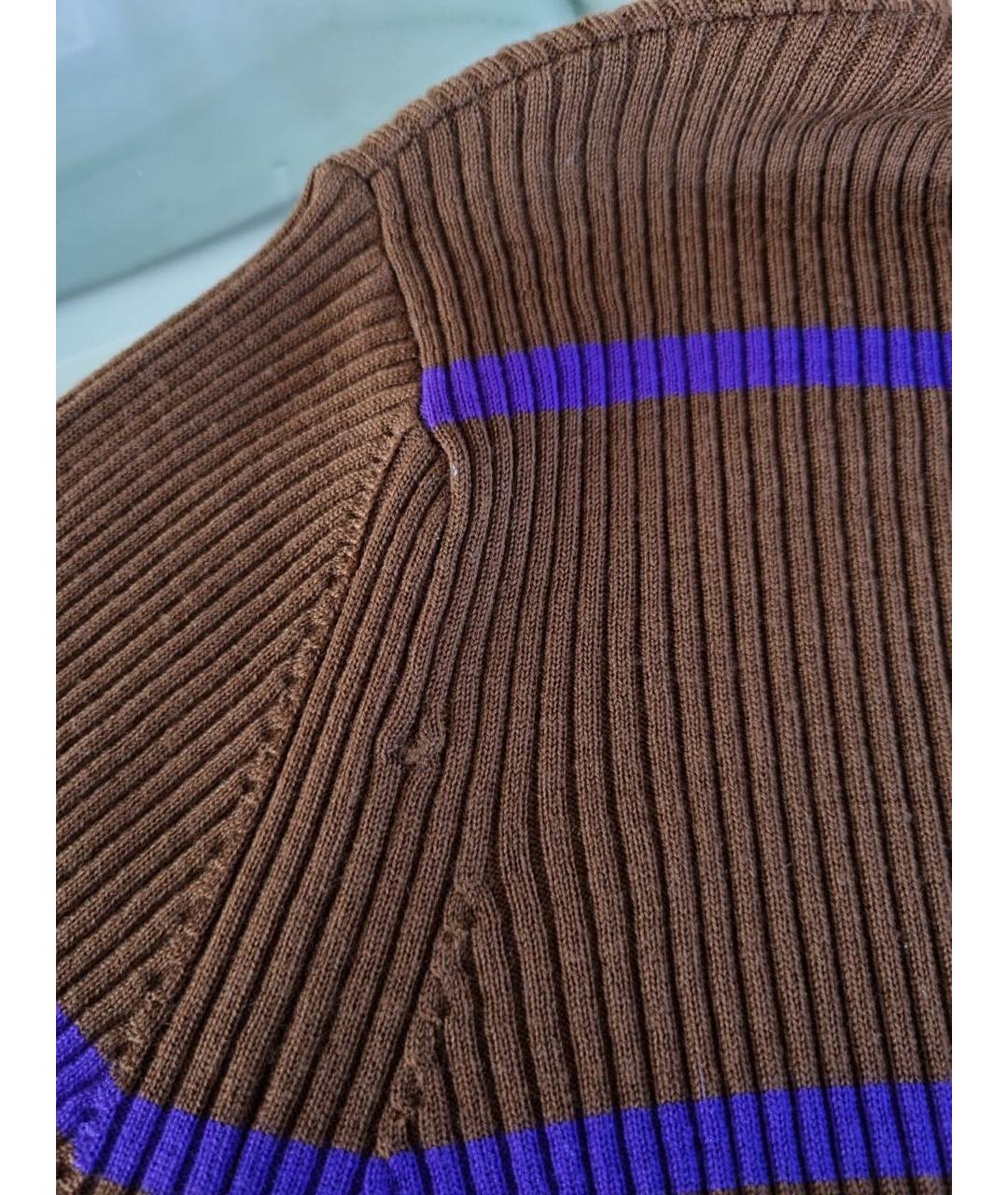FENDI Коричневая водолазка, фото 8