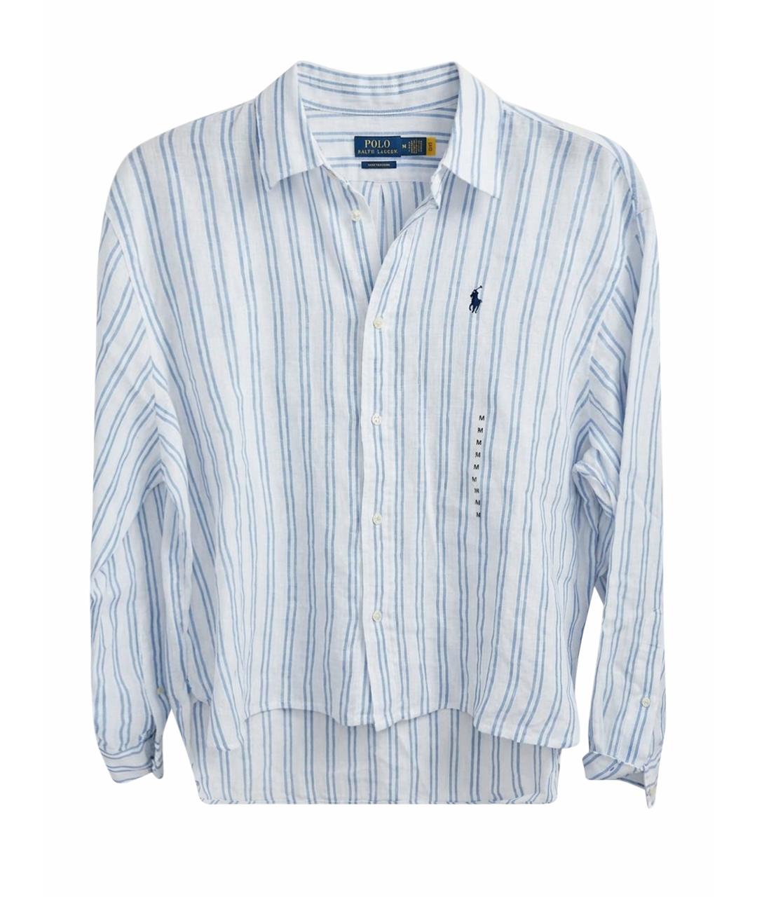 POLO RALPH LAUREN Голубая льняная рубашка, фото 1