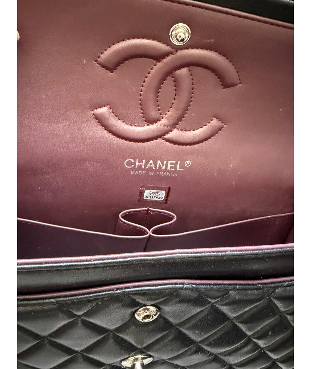 CHANEL Черная кожаная сумка через плечо, фото 3