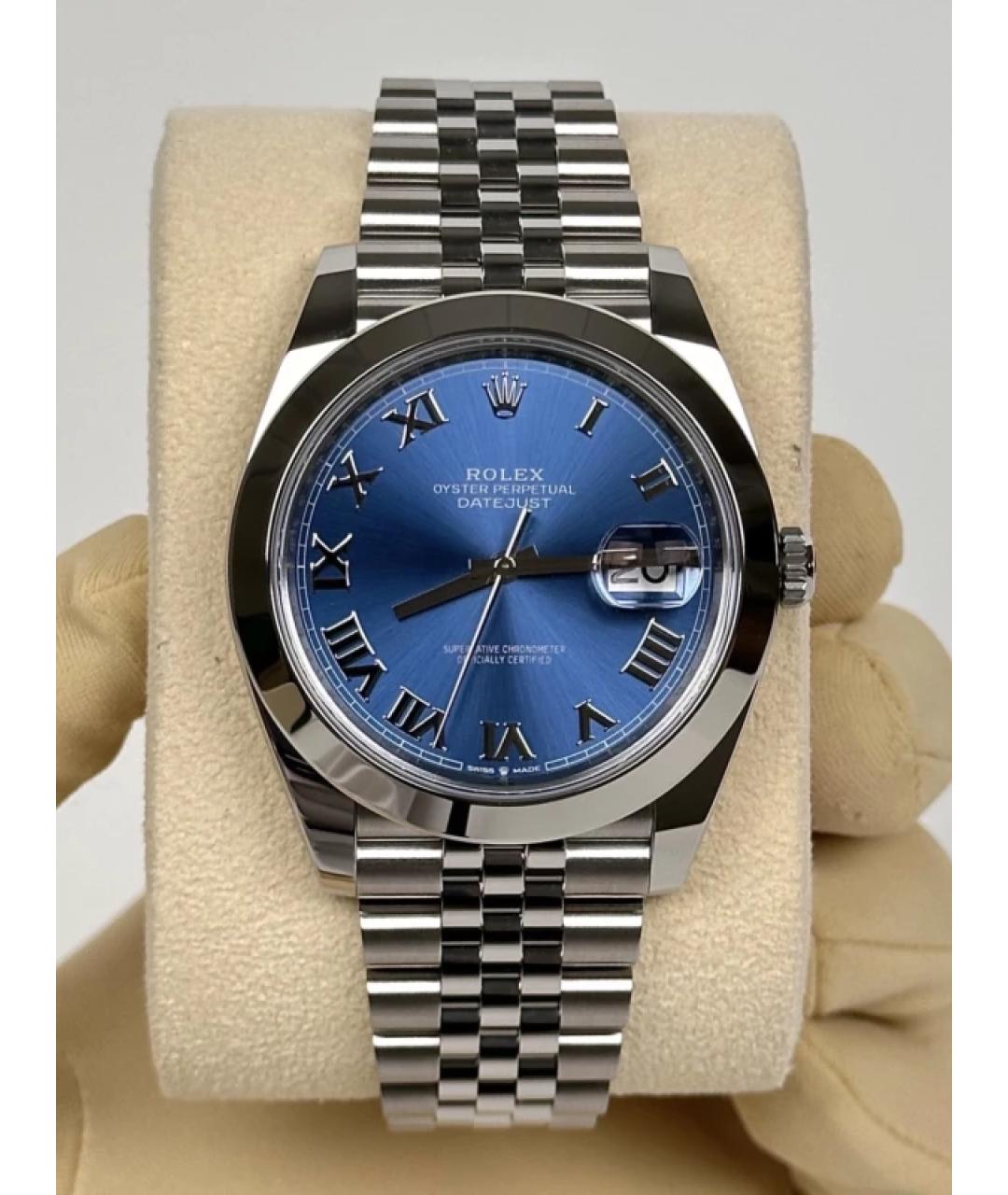 ROLEX Темно-синие часы, фото 2