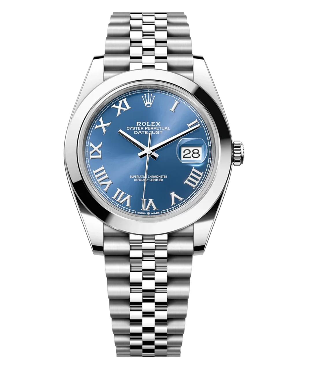 ROLEX Темно-синие часы, фото 1