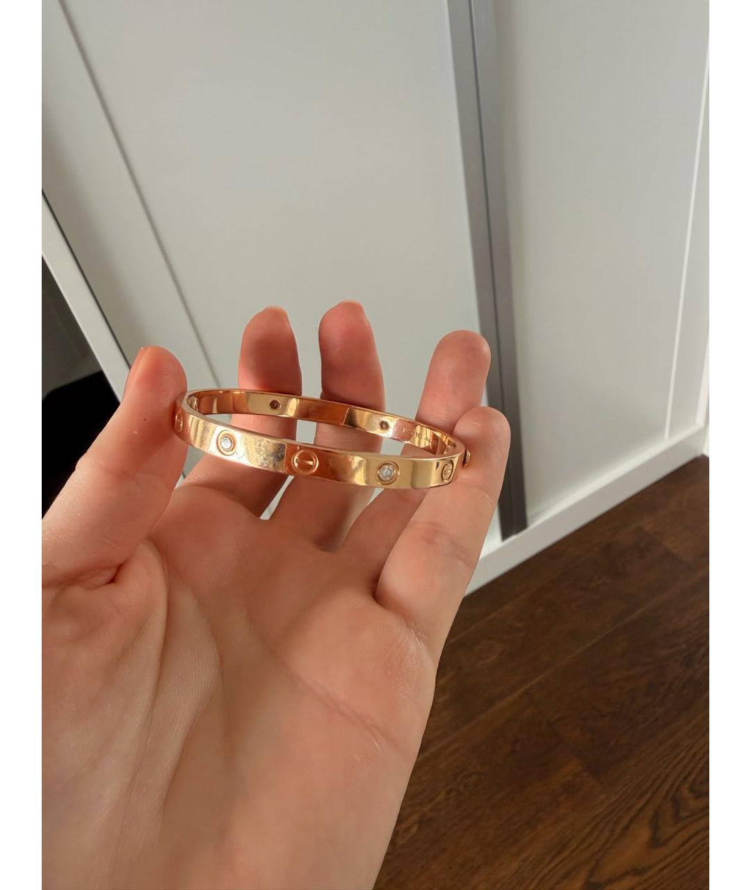 CARTIER Золотой браслет из розового золота, фото 5