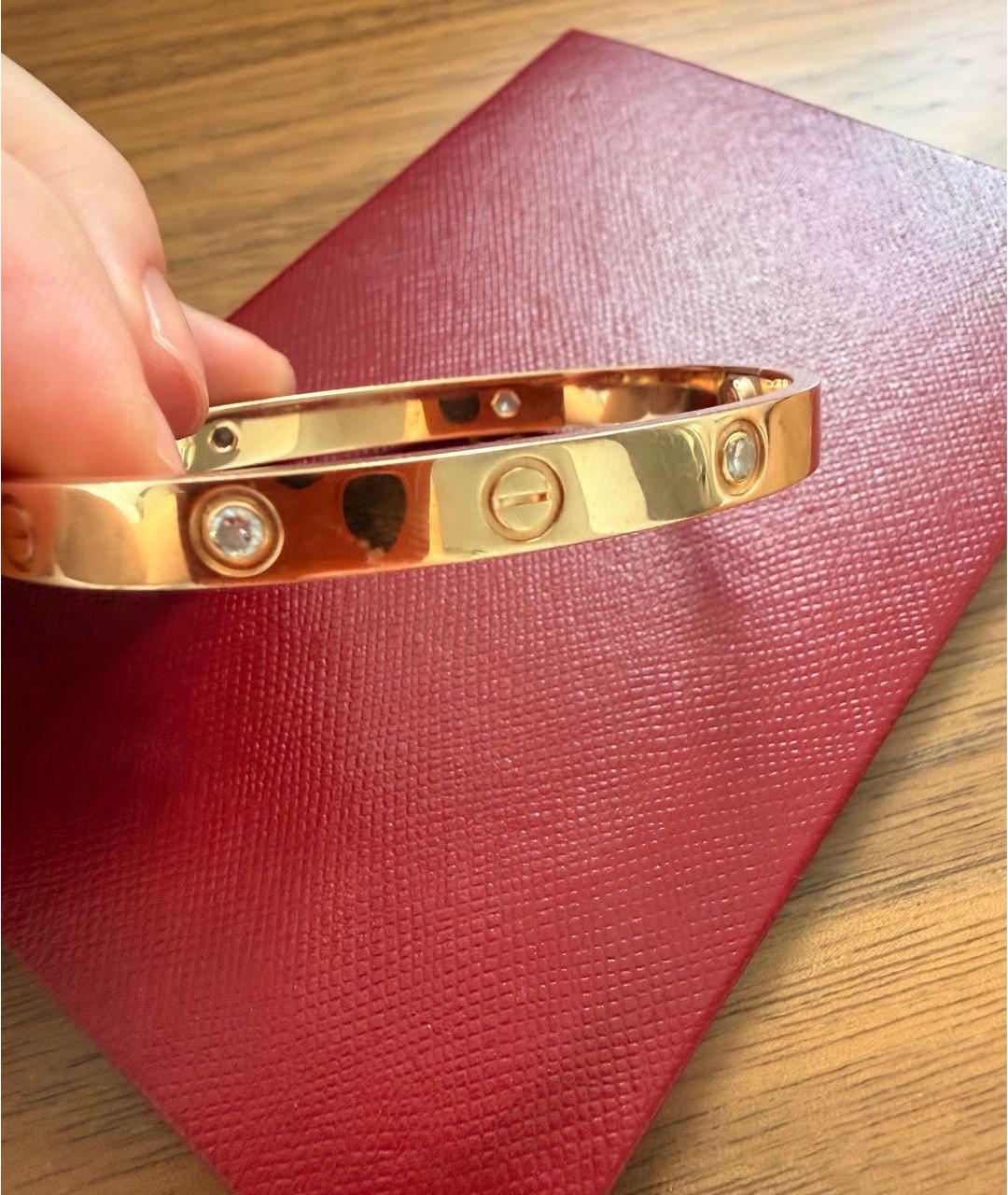 CARTIER Золотой браслет из розового золота, фото 3