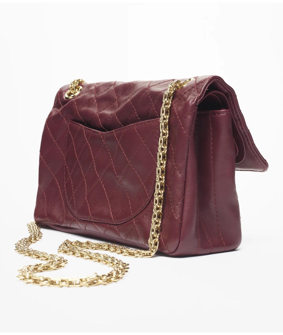 CHANEL Бордовая кожаная сумка тоут, фото 2