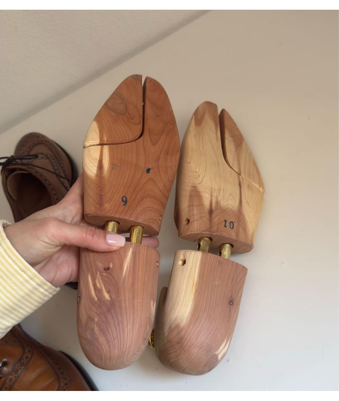 KITON Коричневые кожаные туфли, фото 8