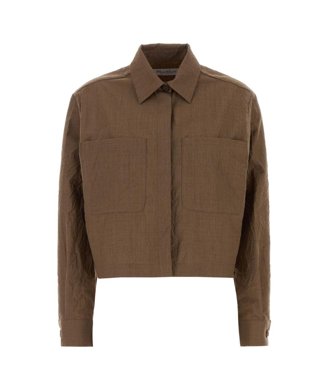 MAX MARA Бежевая шерстяная рубашка, фото 1