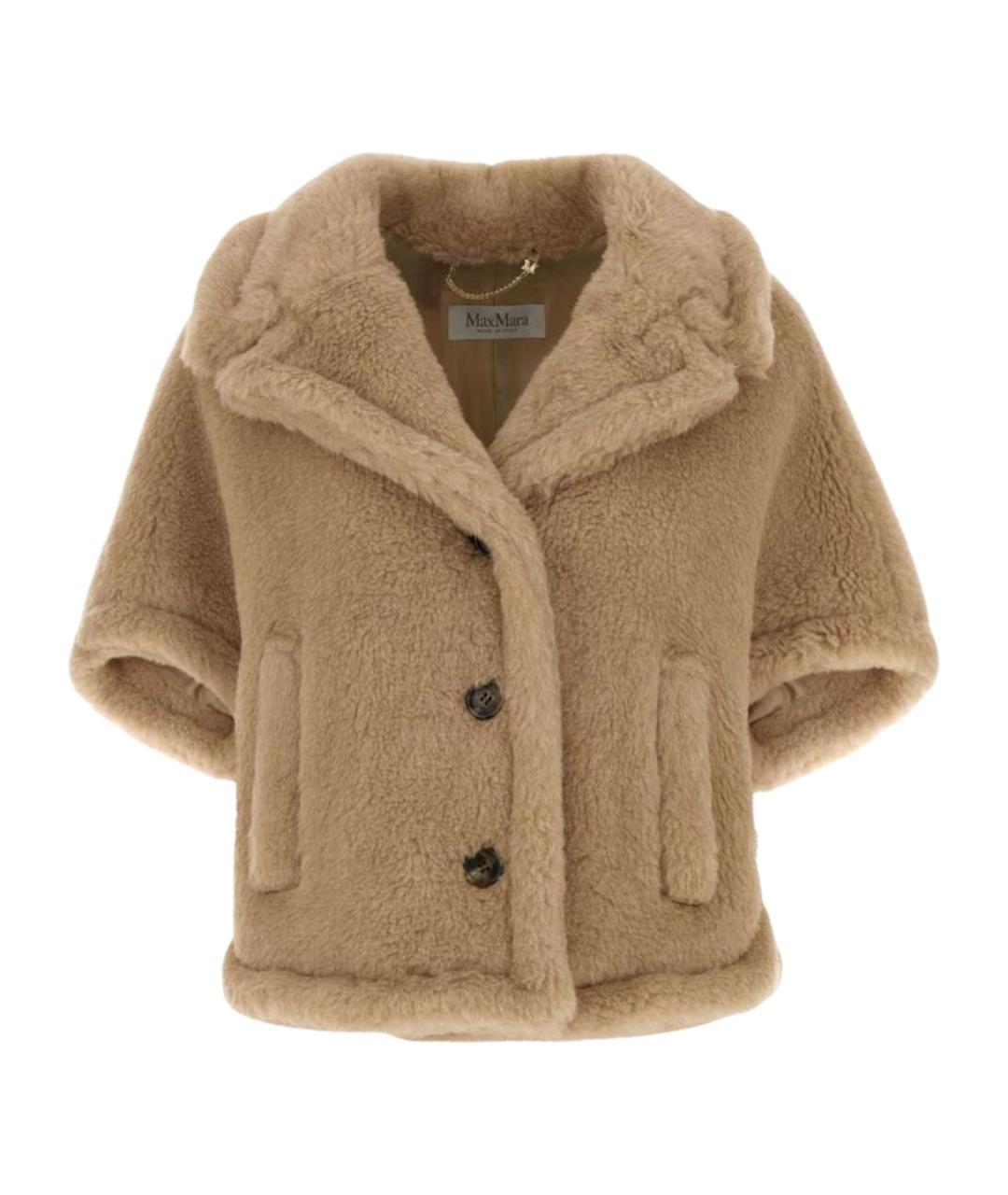 MAX MARA Бежевая кашемировая куртка, фото 1