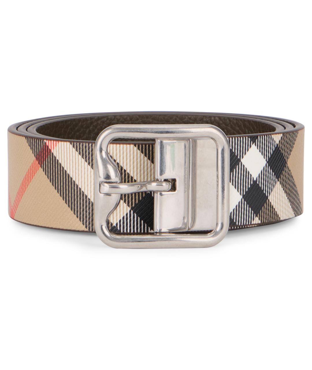 BURBERRY Бежевый ремень, фото 2