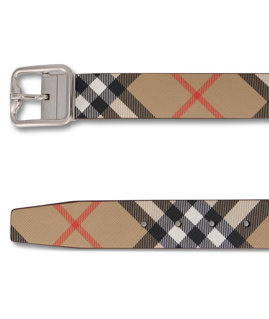 BURBERRY Бежевый ремень, фото 3