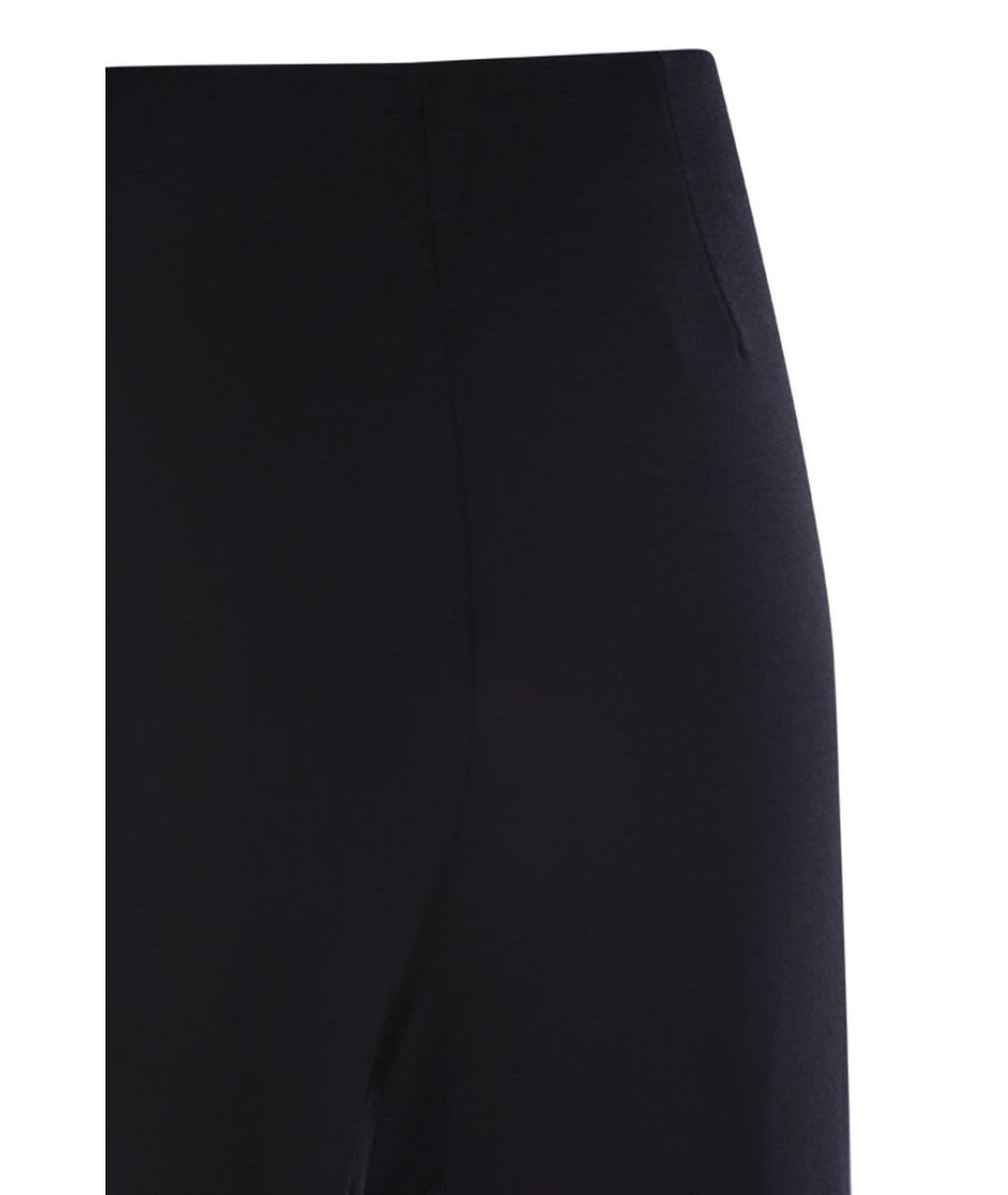 MAX MARA Синие полиамидовые прямые брюки, фото 4