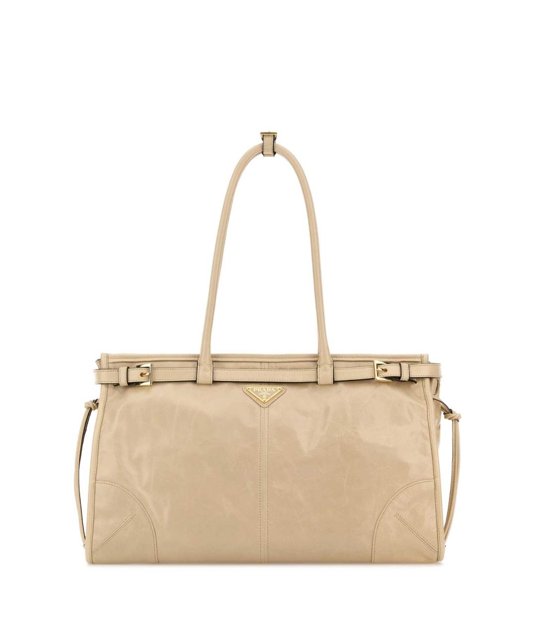 PRADA Розовая кожаная сумка тоут, фото 1