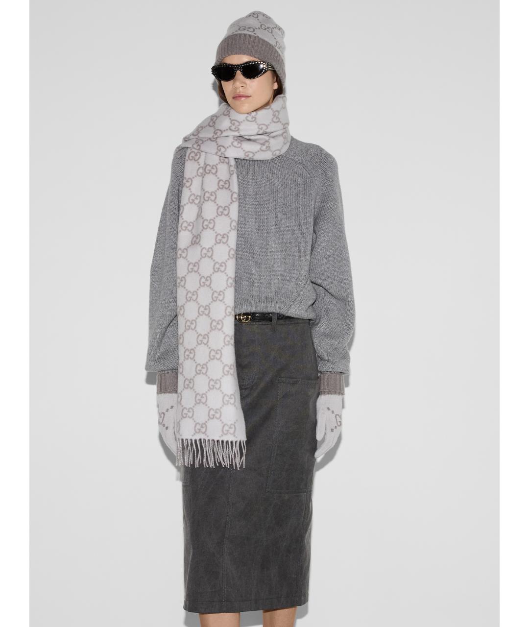 GUCCI Мульти кашемировый шарф, фото 2
