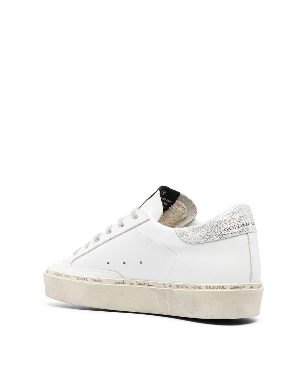 GOLDEN GOOSE Белые кожаные кеды, фото 3