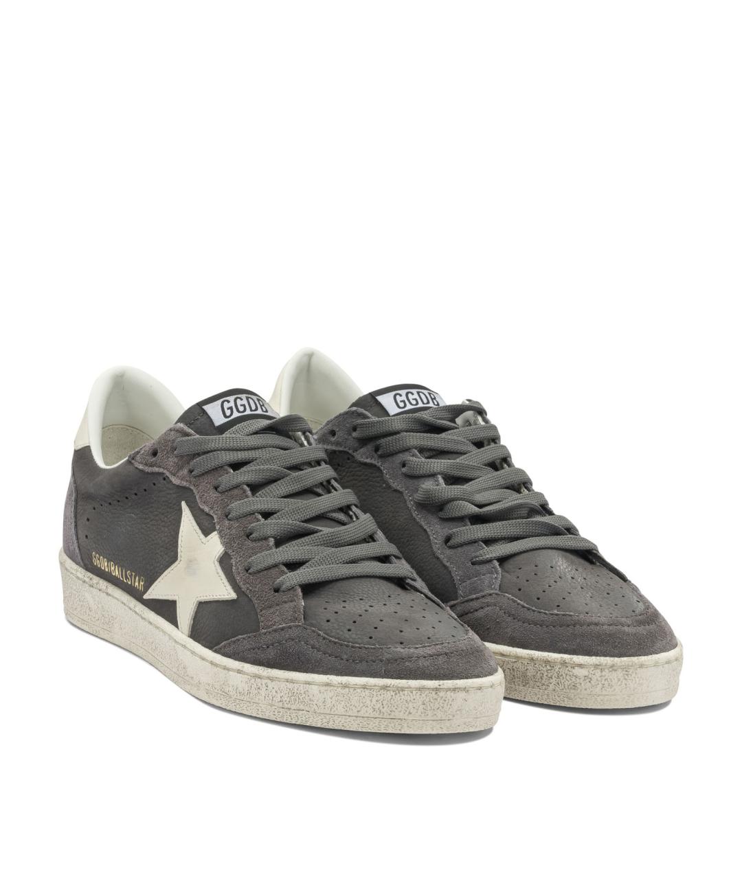 GOLDEN GOOSE Мульти кожаные низкие кроссовки / кеды, фото 2