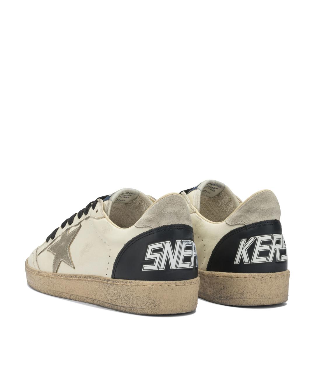 GOLDEN GOOSE Мульти кожаные низкие кроссовки / кеды, фото 4