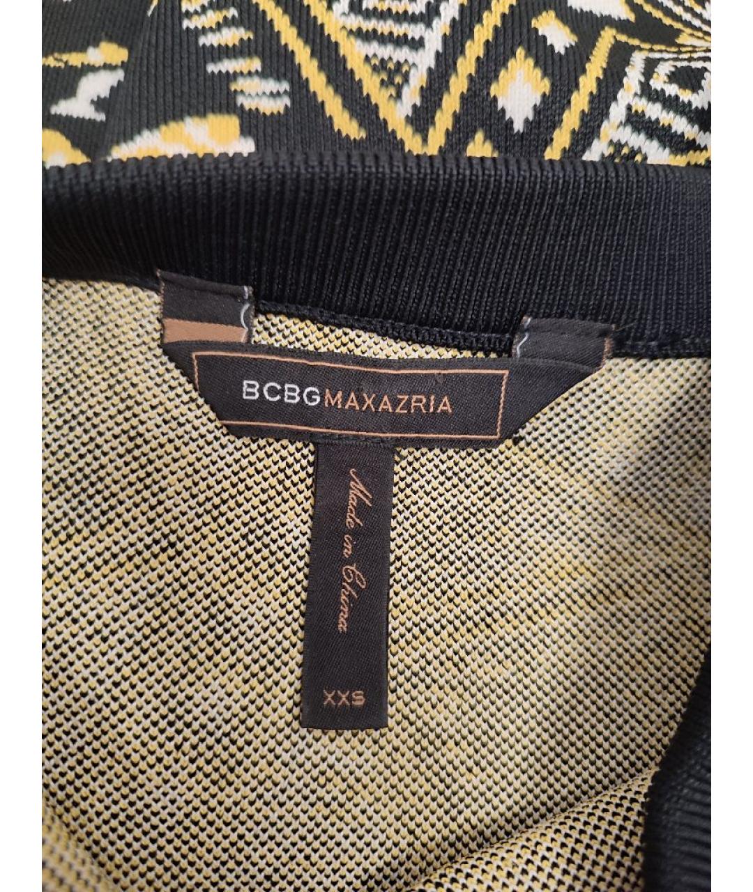 BCBG MAXAZRIA Черное вискозное коктейльное платье, фото 3