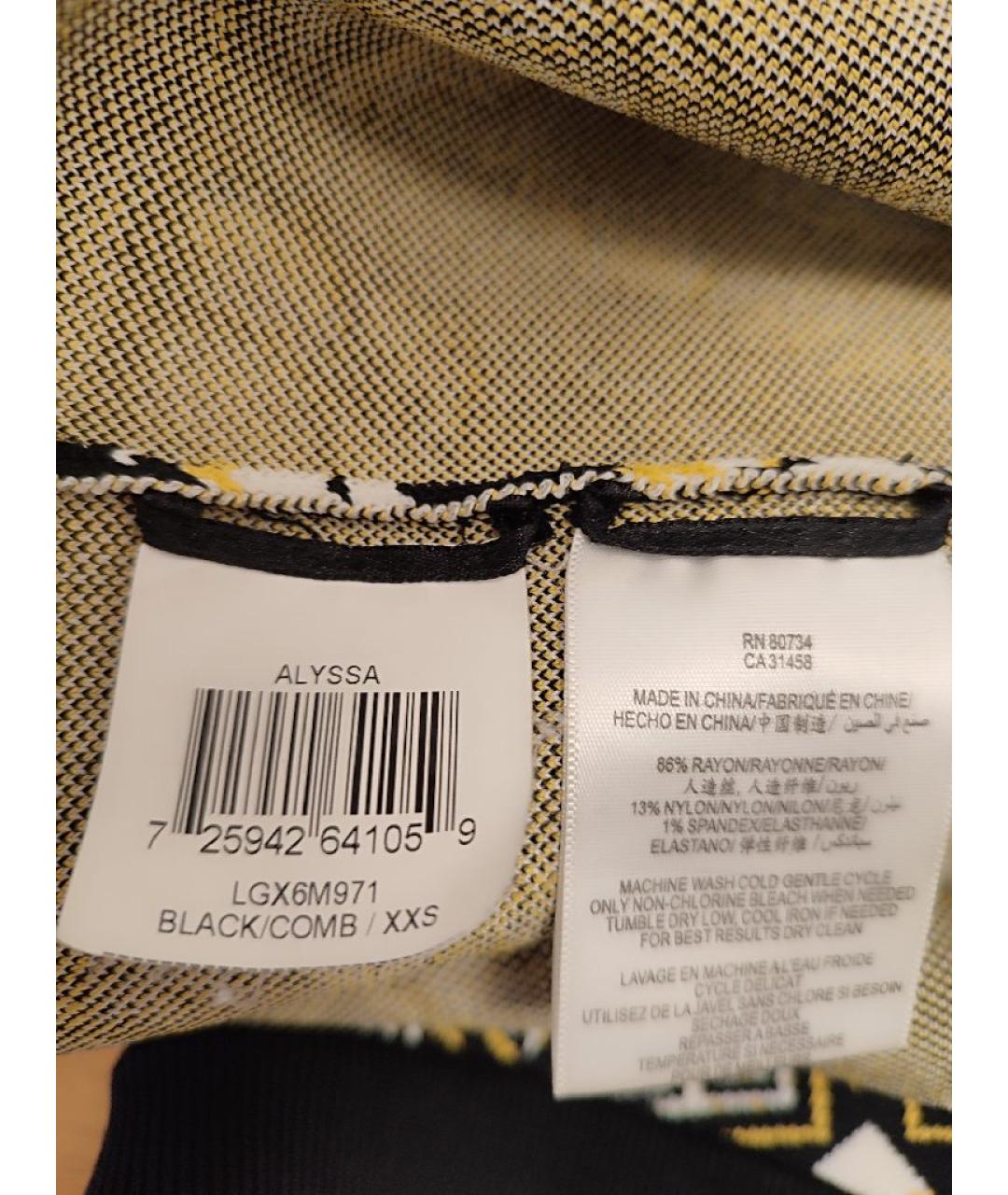 BCBG MAXAZRIA Черное вискозное коктейльное платье, фото 9