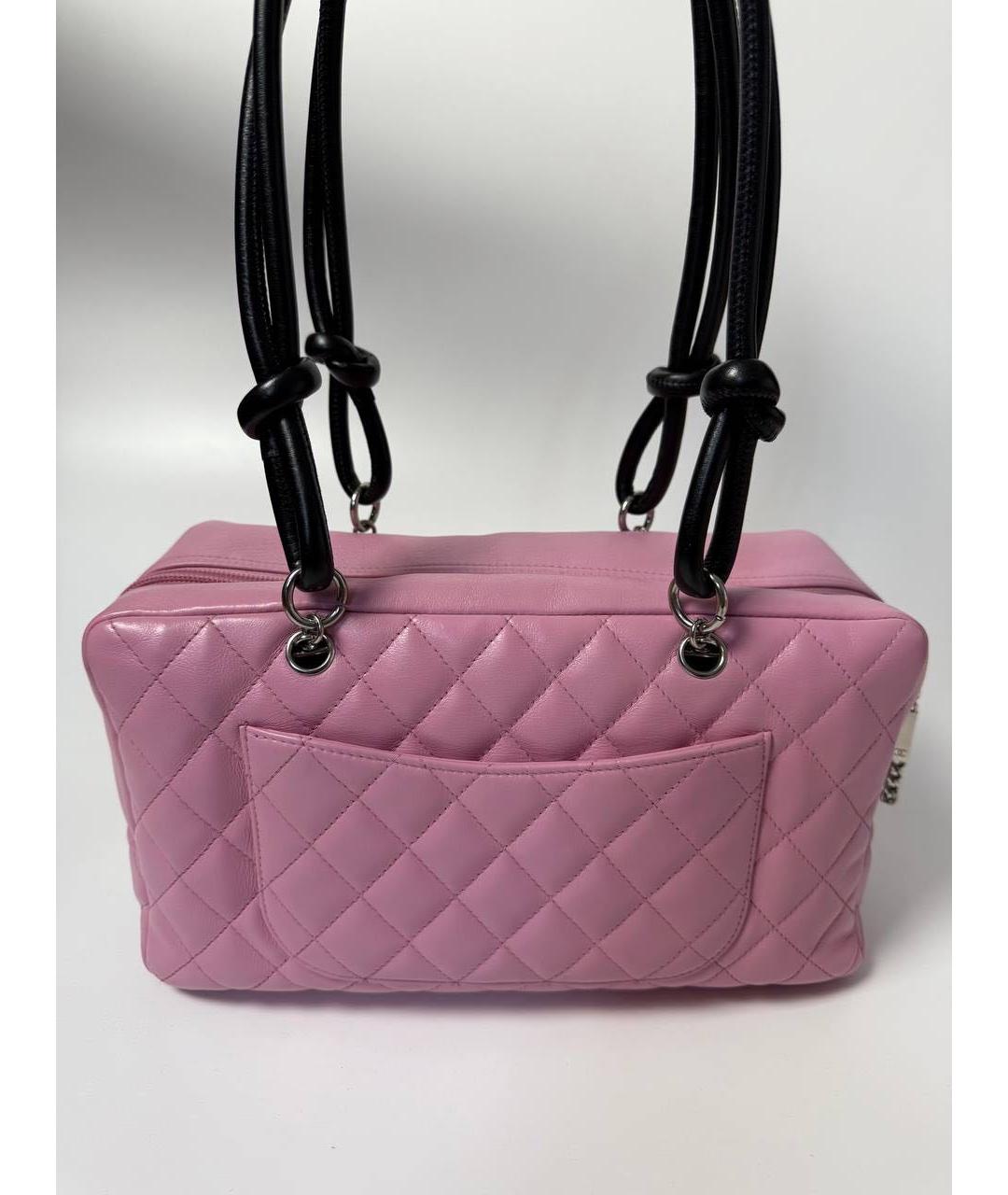 CHANEL Розовая кожаная сумка тоут, фото 3