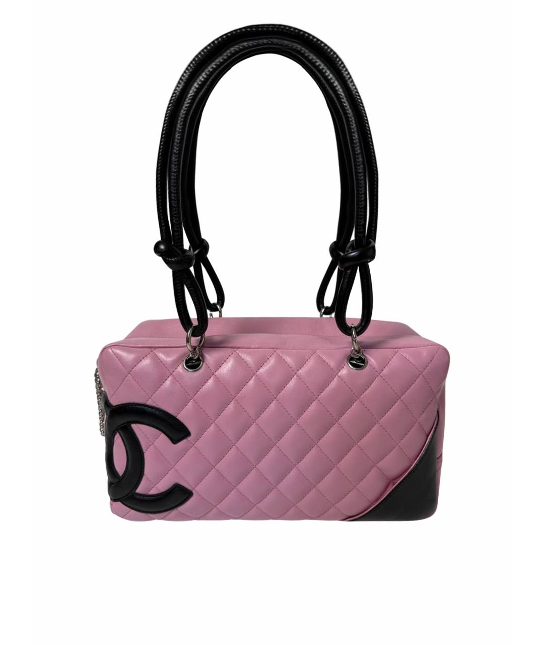 CHANEL Розовая кожаная сумка тоут, фото 1