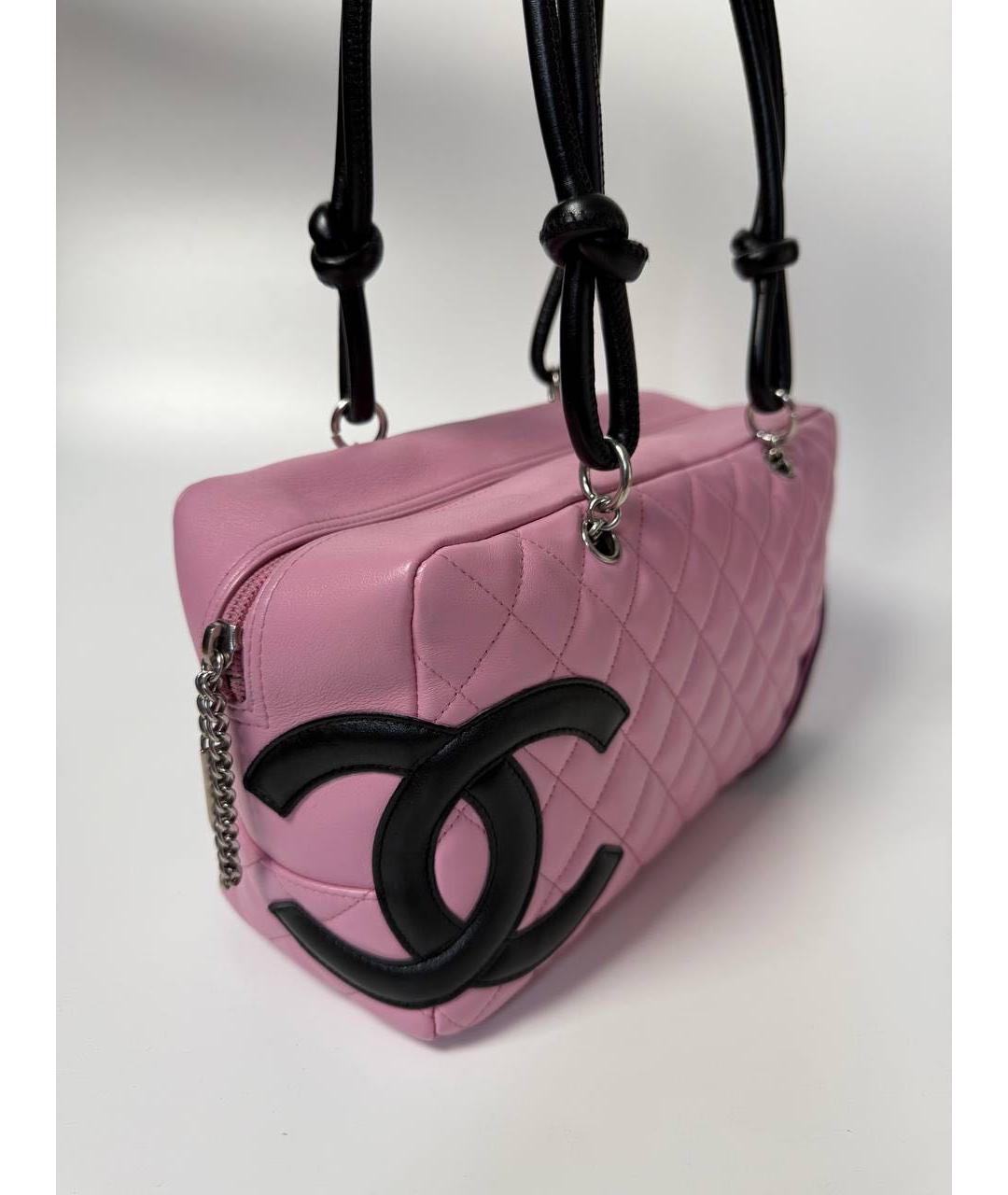 CHANEL Розовая кожаная сумка тоут, фото 2