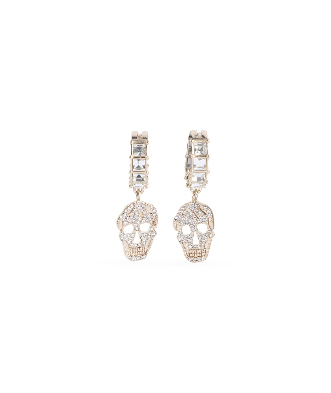 ALEXANDER MCQUEEN Золотые латунные серьги, фото 1
