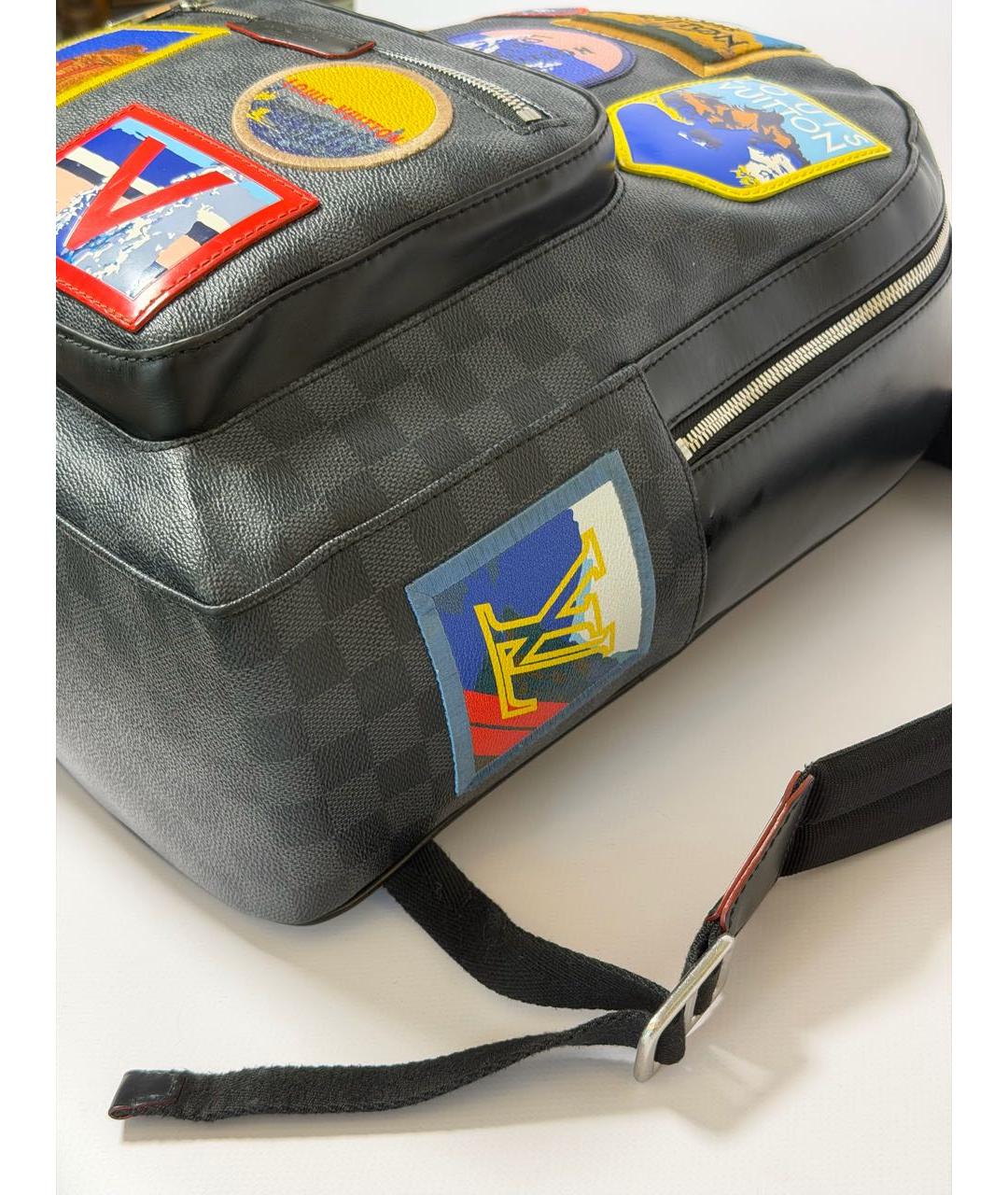 LOUIS VUITTON Черный рюкзак, фото 8