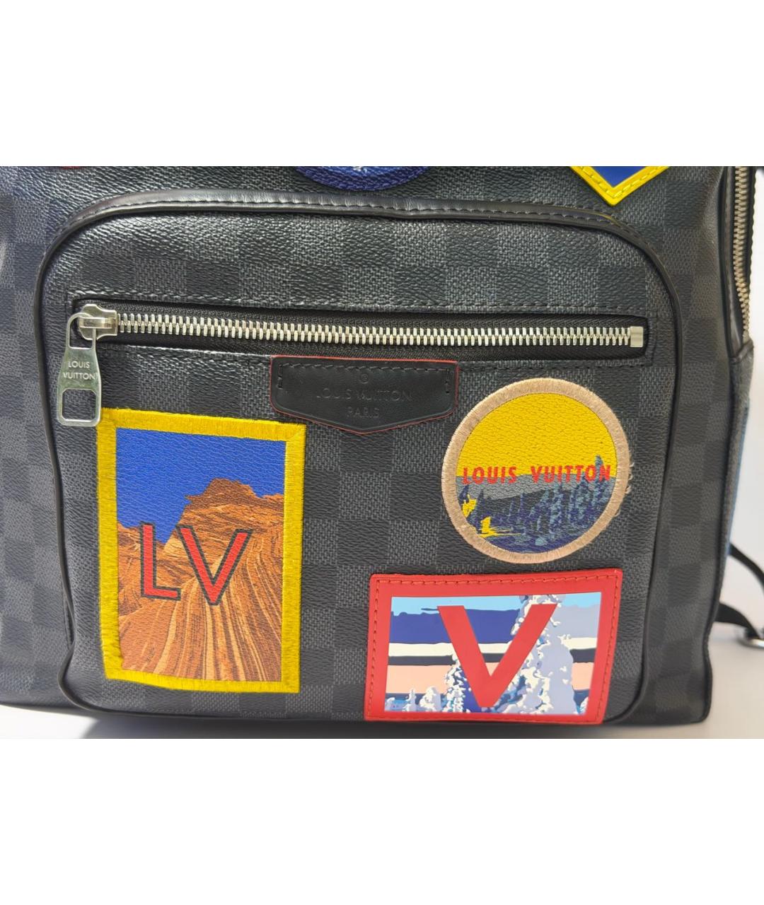 LOUIS VUITTON Черный рюкзак, фото 7