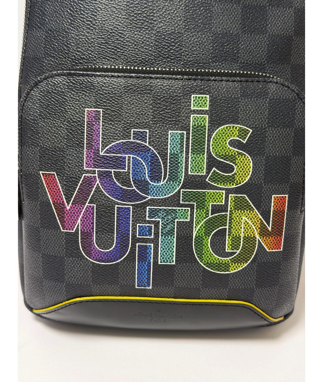 LOUIS VUITTON Черный рюкзак, фото 5