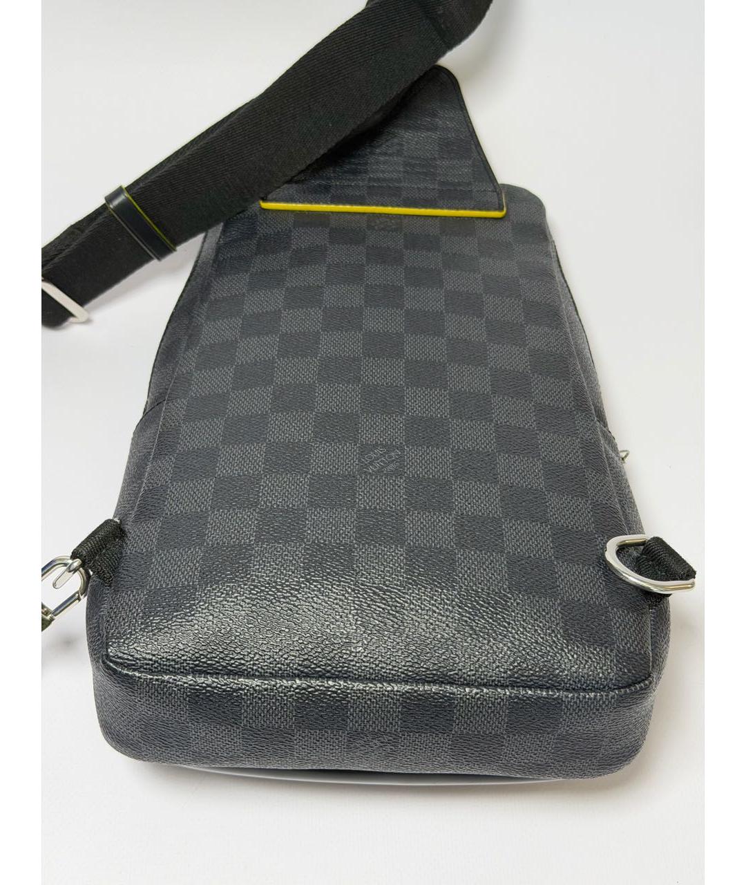 LOUIS VUITTON Черный рюкзак, фото 7