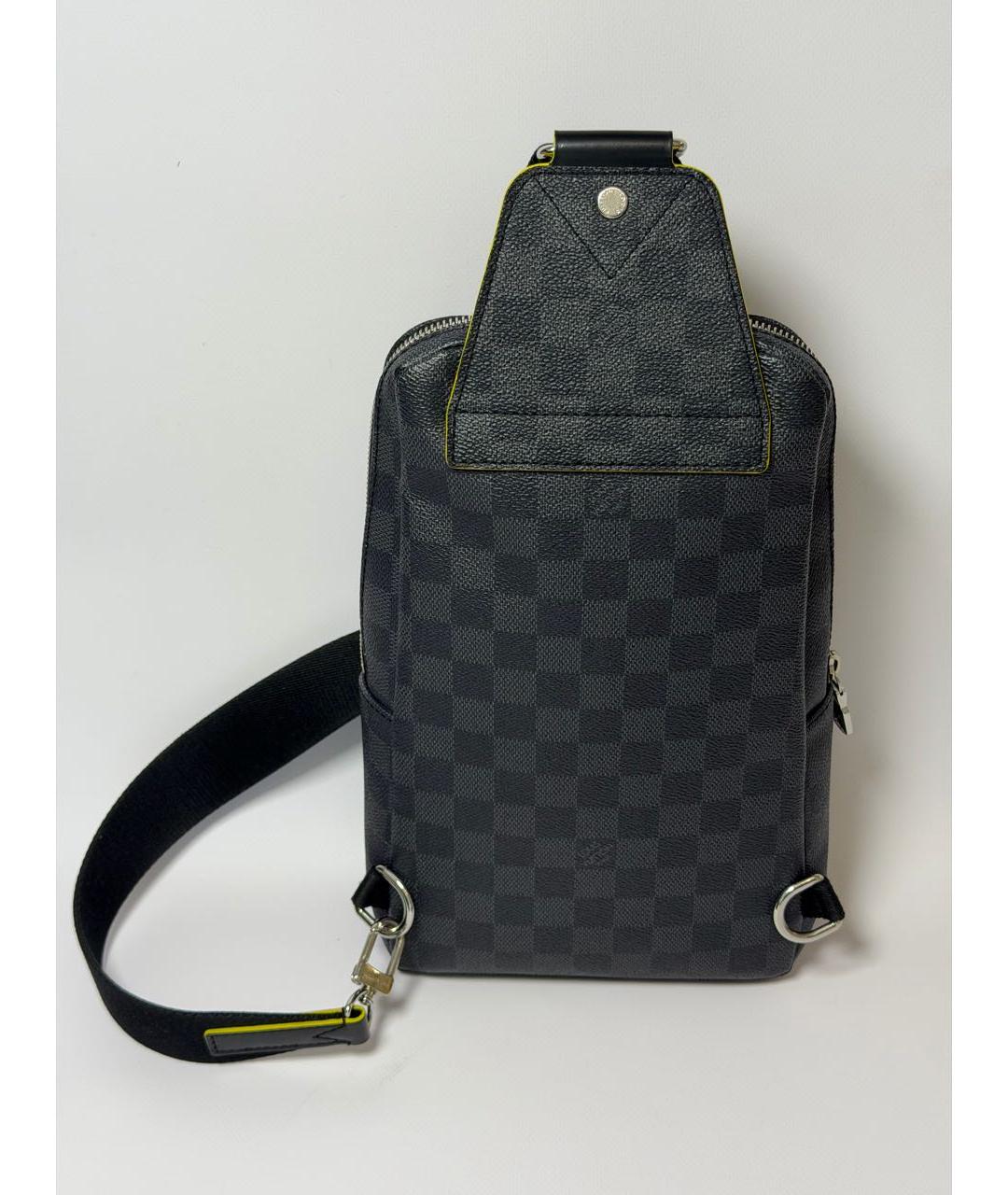 LOUIS VUITTON Черный рюкзак, фото 3