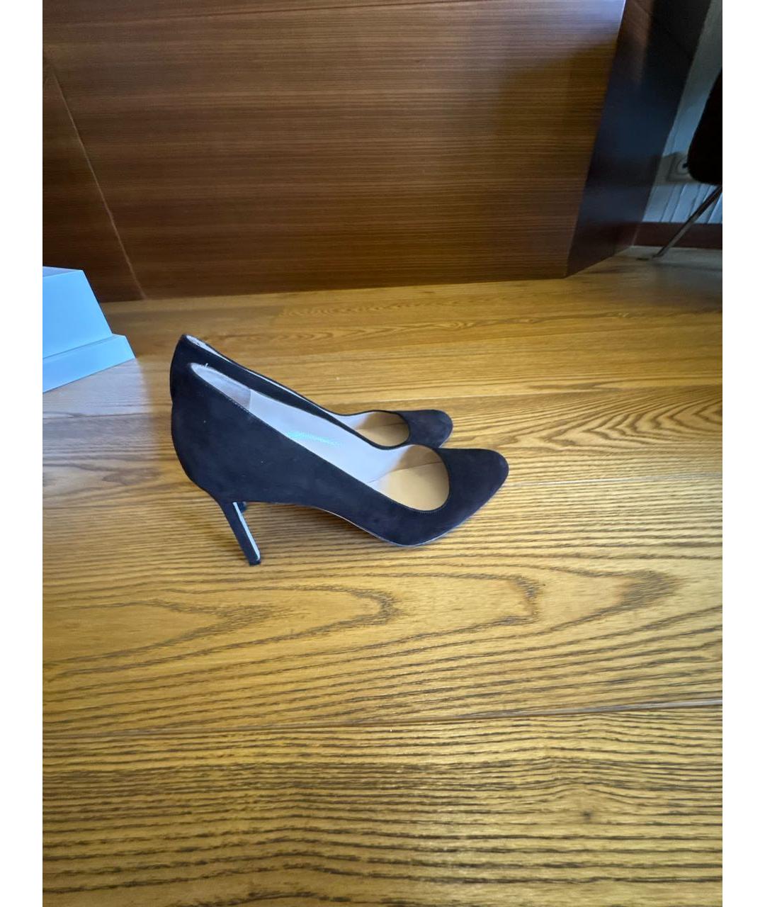 MANOLO BLAHNIK Коричневые замшевые туфли, фото 5