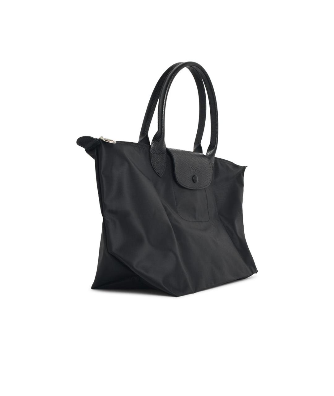 LONGCHAMP Черная синтетическая сумка тоут, фото 2