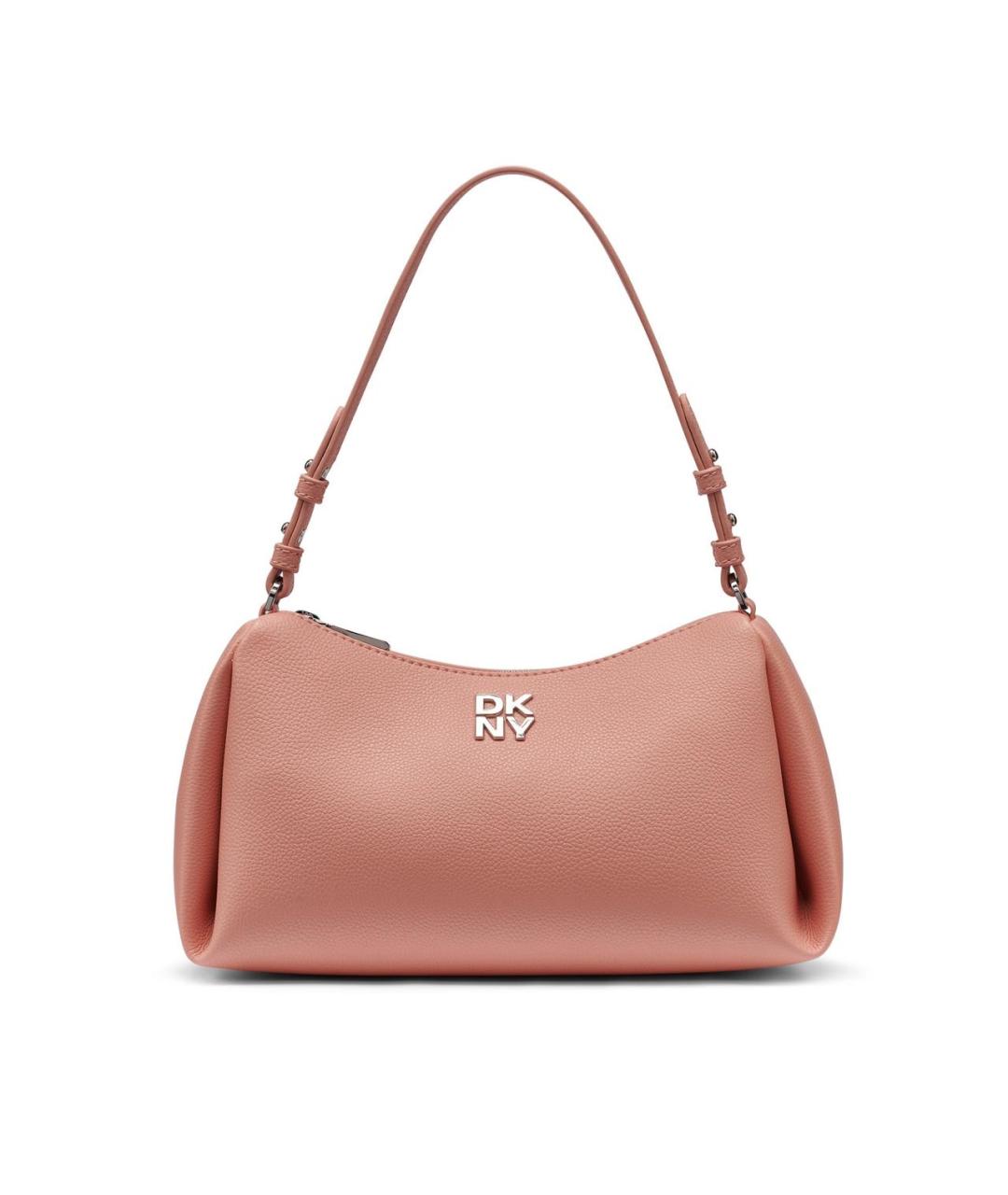 DKNY Розовая сумка через плечо из искусственной кожи, фото 6