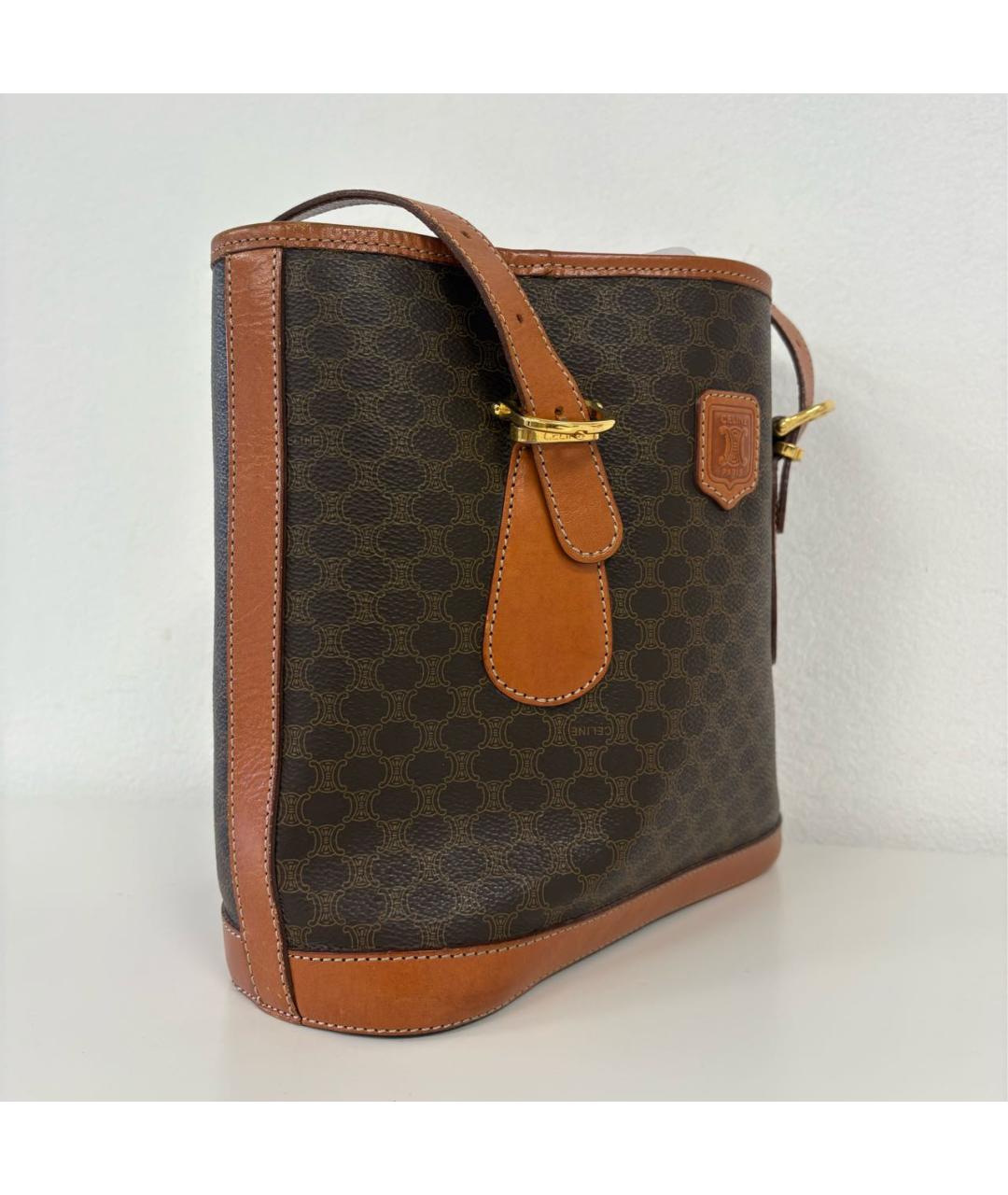 CELINE Коричневая сумка тоут, фото 2