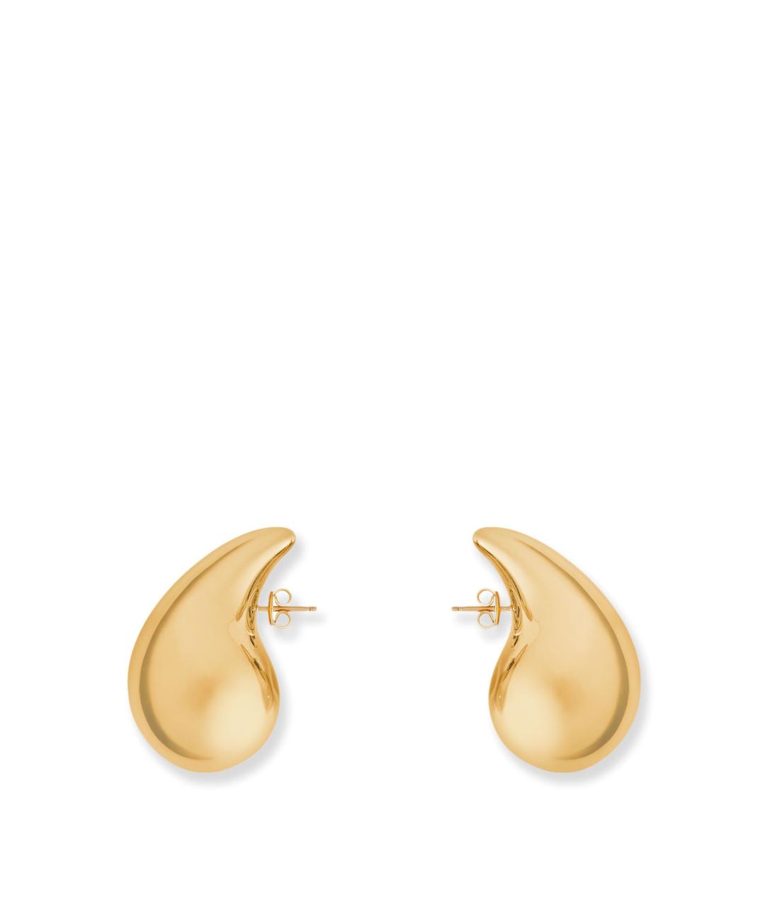 BOTTEGA VENETA Золотые серебряные серьги, фото 3