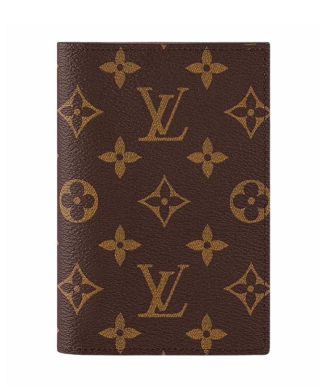 LOUIS VUITTON Коричневый кардхолдер, фото 1