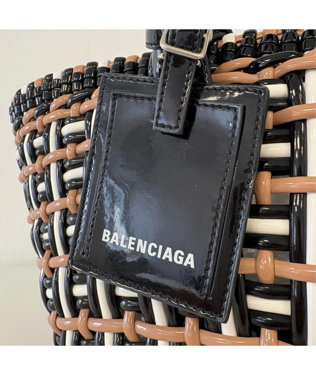 BALENCIAGA Коричневая сумка с короткими ручками, фото 5