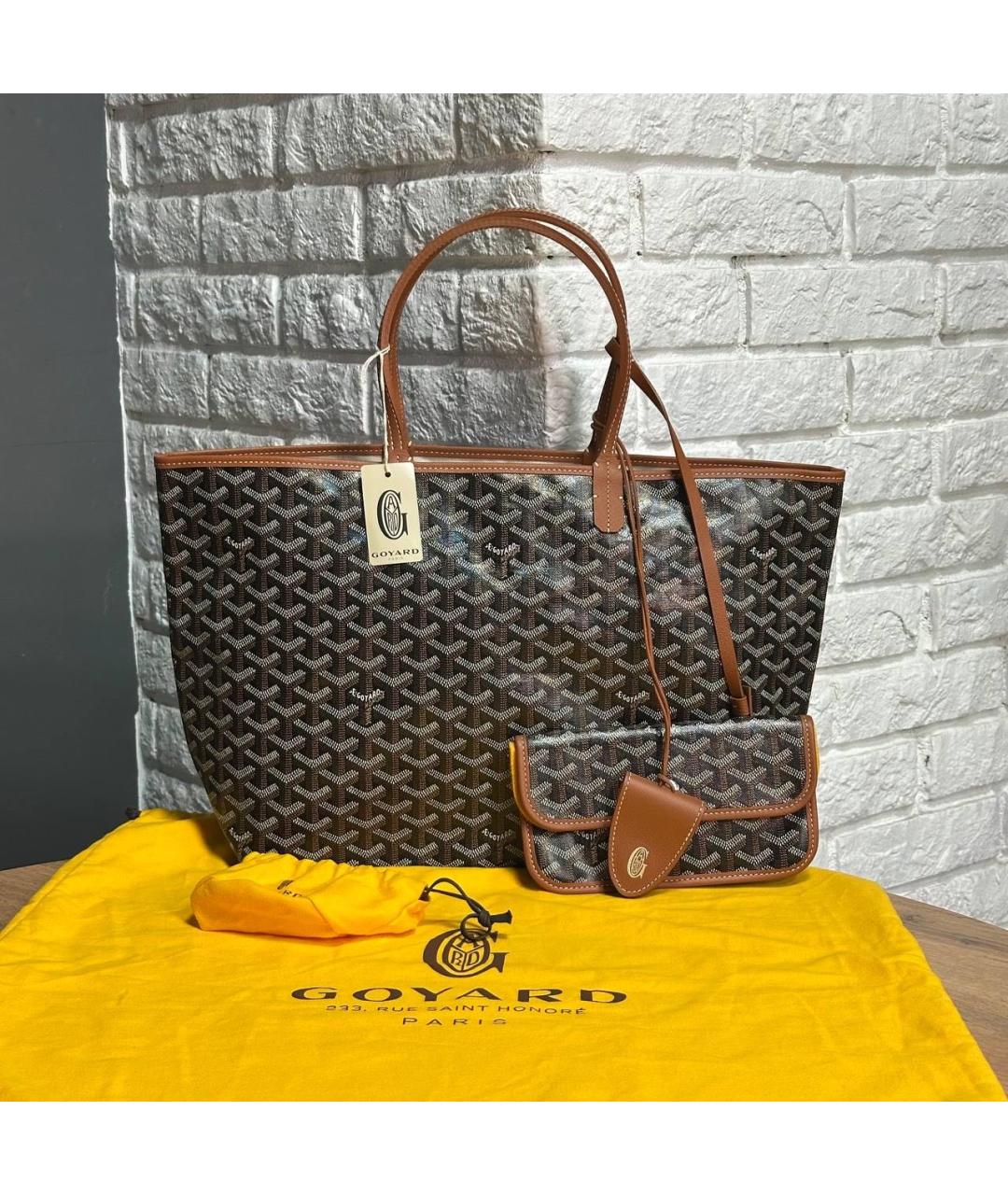 GOYARD Коричневая сумка тоут, фото 2