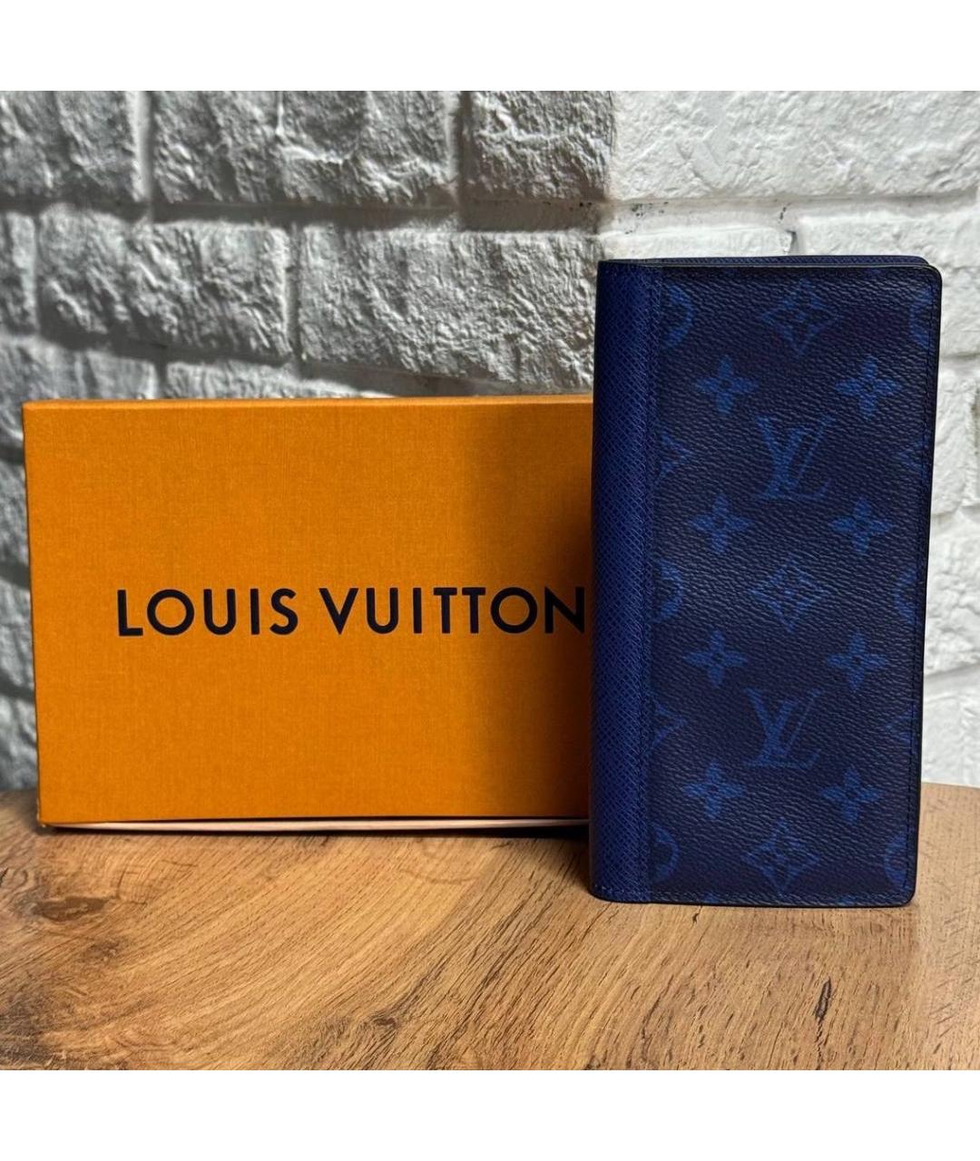 LOUIS VUITTON Темно-синий кошелек, фото 4