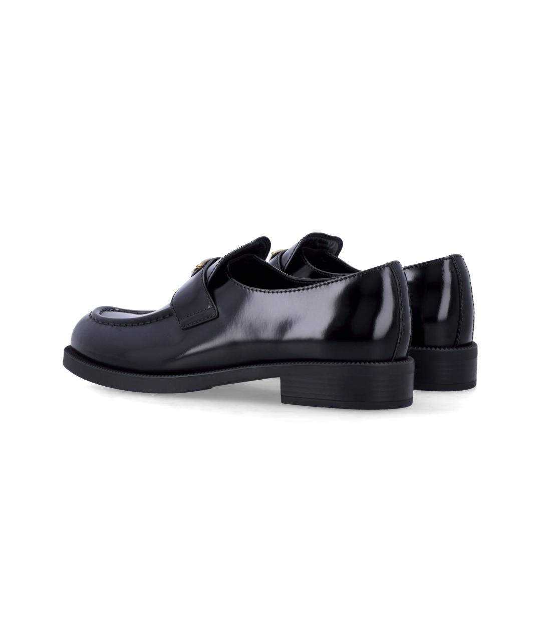 PRADA Черные кожаные лоферы, фото 3