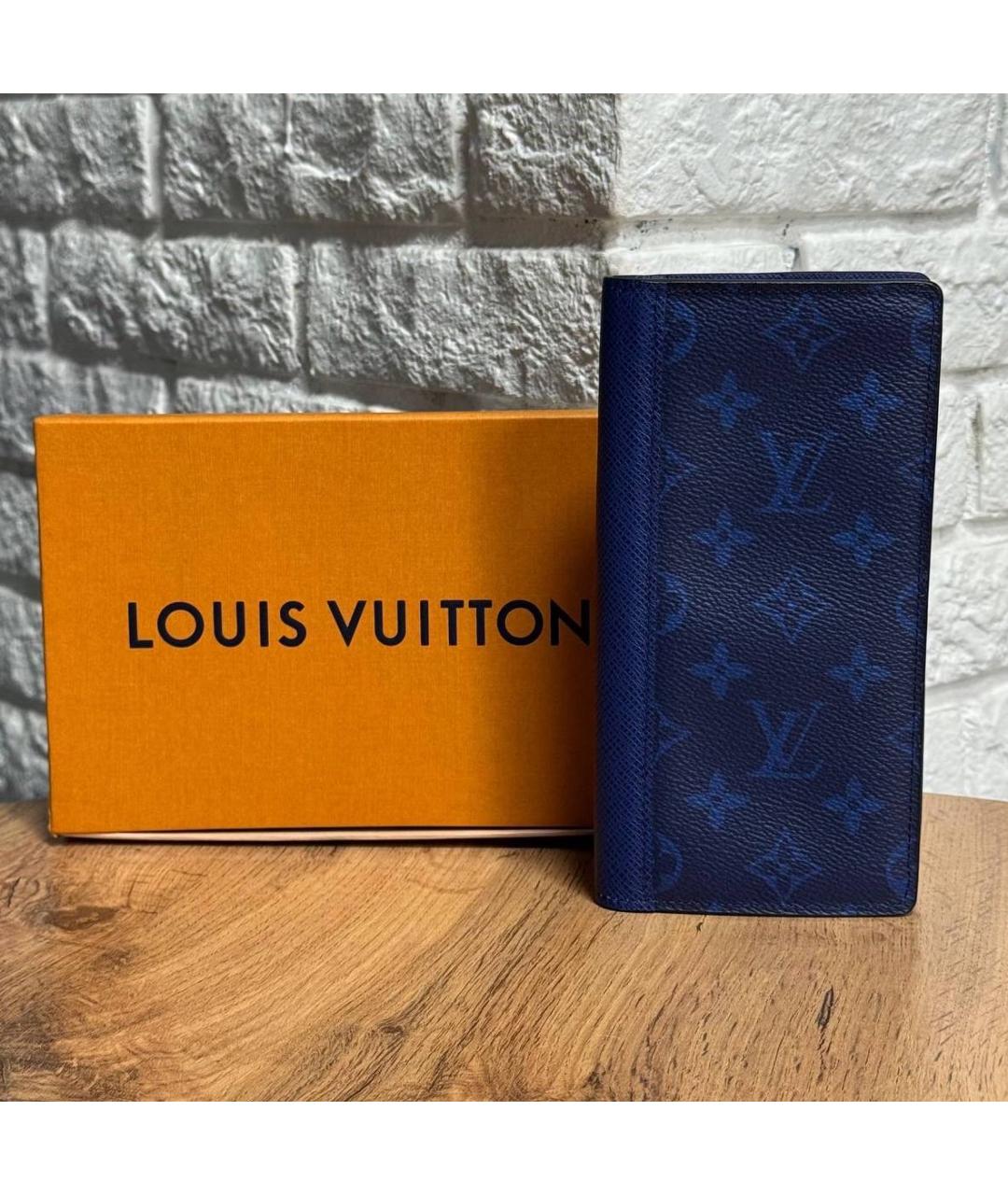 LOUIS VUITTON Темно-синий кошелек, фото 4